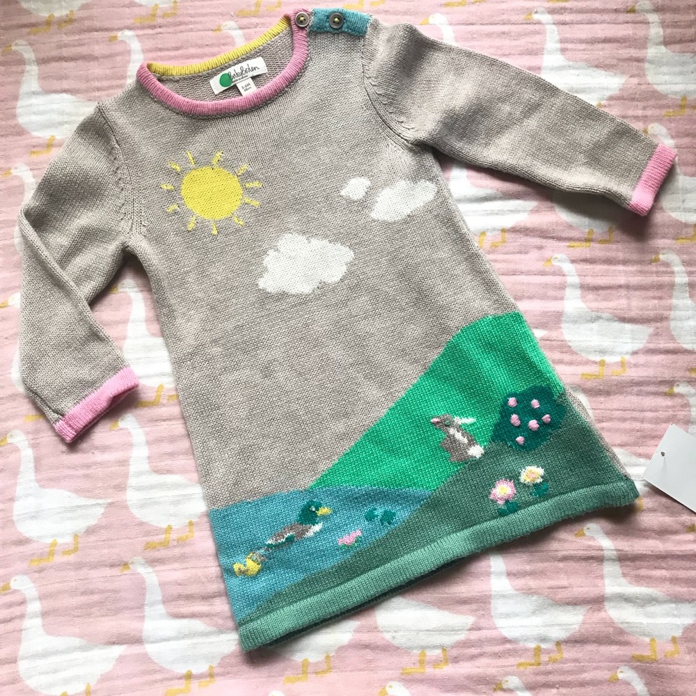 New mini boden knit sweater dress